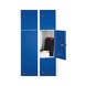 C+P Classic locker, 2 compartments, H1850B810D500 mm, No. 8010-224|S10001 - Clothes locker (workshop) - 2