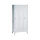 C+P Classic locker, 3 compartments, H1850B900D500 mm, light gray No. 8010-30|S10000 - Clothes locker (workshop) - 1
