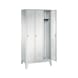 C+P Classic locker, 3 compartments, H1850B900D500 mm, light gray No. 8010-30|S10000 - Clothes locker (workshop) - 2