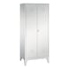 C+P Locker Classic, 2 compartments, H1850B810D500 mm, light gray No. 8012-22B|S10000 - Clothes locker (workshop) - 1
