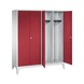 C+P Spind Classic, 4 Abteile, H1850B1590T500 mm, Nr. 8012-42|S10000 - Kleiderspind (Werkstatt) - 2