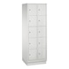 C+P Classic locker cabinet, 10 compartments, H1800B610D500 mm, No. 8020-205|S10000 - Clothes locker (workshop) - 1