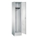 C+P Classic locker, 1 compartment, H1800B420D500 mm, light gray No. 8020-12|S10001 - Clothes locker (workshop) - 2