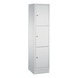 C+P Schließfachschrank Classic, 3 Fächer, H1800B420T500 mm, Nr. 8020-123|S10007 - Kleiderspind (Werkstatt) - 1