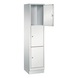 C+P Schließfachschrank Classic, 3 Fächer, H1800B420T500 mm, Nr. 8020-123|S10007 - Kleiderspind (Werkstatt) - 2