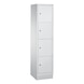C+P Classic locker cabinet 4 compartments H1800B420D500 mm No 8020-124|S10001 - Clothes locker (workshop) - 1