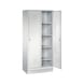 C+P Classic locker, 2 compartments, H1800B810D500 mm, No. 8020-22B|S10001 - Clothes locker (workshop) - 2