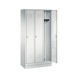 C+P Classic locker, 3 compartments, H1800B900D500 mm, light gray No. 8020-30|S10000 - Clothes locker (workshop) - 2