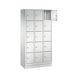 C+P Classic locker cabinet, 15 compartments, H1800B900D500 mm, No. 8020-305|S10000 - Clothes locker (workshop) - 2