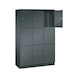 C+P Classic locker cabinet 9 compartments H1800B1200D500 mm No 8020-323|S10366 - Clothes locker (workshop) - 2