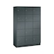 C+P Classic locker cabinet, 15 compartments, H1800B1200D500 mm No. 8020-325|S10385 - Clothes locker (workshop) - 1
