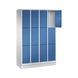 C+P Classic locker cabinet, 12 compartments, H1800B1190D500 mm No. 8020-403|S10000 - Clothes locker (workshop) - 2