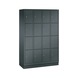 C+P Classic locker cabinet, 16 compartments, H1800B1190D500 mm No. 8020-404|S10432 - Clothes locker (workshop) - 1