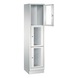 C+P Classic locker cabinet 3 compartments H1800B420D500 mm No 8020A123|S10000 - Clothes locker (workshop) - 2