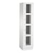 C+P Classic locker cabinet 4 compartments H1800B420D500 mm No 8020A124|S10000 - Clothes locker (workshop) - 1