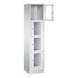 C+P Classic locker cabinet 4 compartments H1800B420D500 mm No 8020A124|S10000 - Clothes locker (workshop) - 2