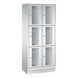 C+P Classic locker cabinet 6 compartments H1800B810D500 mm No 8020A223|S10000 - Clothes locker (workshop) - 1