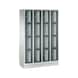 C+P Classic locker cabinet, 16 compartments, H1800B1190D500 mm No. 8020A404|S10024 - Clothes locker (workshop) - 1
