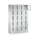 C+P Classic locker cabinet, 20 compartments, H1800B1190D500 mm No. 8020A405|S10000 - Clothes locker (workshop) - 2