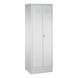 C+P Classic locker, 2 compartments, H1800B610D500 mm, light gray No. 8022-20|S10000 - Clothes locker (workshop) - 1