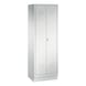 C+P Classic locker, 2 compartments, H1800B610D500 mm, light gray No. 8022-20B|S10001 - Clothes locker (workshop) - 1