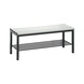 C+P Bench, H420B1000D350 mm, black gray/light gray No. 8050-010|S10005 - Workshop cabinet - 1