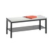 C+P Bench, H420B1000D350 mm, black gray/light gray No. 8050-010|S10005 - Workshop cabinet - 2