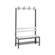 C+P Wardrobe bench, 1-sided, H1650B1000D400 mm, No. 8050-110|S10154 - Clothes locker (workshop) - 1