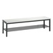 C+P Wardrobe bench 1-sided, H1650B1500D400 mm, black-grey No. 8051-100|S10000 - Clothes locker (workshop) - 1