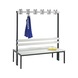 C+P Wardrobe bench 2-sided, H1650B1500D750 mm, No. 8051-200|S10022 - Clothes locker (workshop) - 2