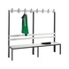 C+P Wardrobe bench 1-sided, H1650B1960D400 mm, No. 8052-100|S10014 - Clothes locker (workshop) - 2