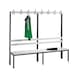 C+P Wardrobe bench 1-sided, H1650B1960D400 mm, No. 8052-100|S10080 - Clothes locker (workshop) - 2