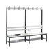 C+P Wardrobe bench, 1-sided, H1650B1960D400 mm, No. 8052-110|S10152 - Clothes locker (workshop) - 2
