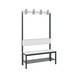 C+P Wardrobe bench 1-sided, damp room, H1650B1000T407 mm, No. 8060-110|S10000 - Clothes locker (workshop) - 2