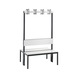 C+P Wardrobe bench 2-sided, damp room, H1650B1000D760 mm, No. 8060-200|S10000 - Clothes locker (workshop) - 1