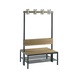 C+P Wardrobe bench 2-sided, damp room, H1650B1000D760 mm, No. 8060-210|S10001 - Clothes locker (workshop) - 1