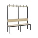 C+P Wardrobe bench 1-sided, damp room, H1650B1500D407 mm, No. 8061-100|S10015 - Clothes locker (workshop) - 2