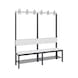 C+P Wardrobe bench 1-sided, damp room, H1650B1500D407 mm, No. 8061-110|S10000 - Clothes locker (workshop) - 2