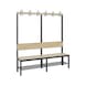 C+P Wardrobe bench 1-sided, damp room, H1650B1500D407 mm, No. 8061-110|S10004 - Clothes locker (workshop) - 1