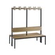 C+P Wardrobe bench 2-sided, damp room, H1650B1500D760 mm, No. 8061-200|S10014 - Clothes locker (workshop) - 1