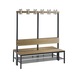 C+P Wardrobe bench 2-sided, damp room, H1650B1500D760 mm, No. 8061-210|S10014 - Clothes locker (workshop) - 1