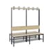 C+P Wardrobe bench 2-sided, damp room, H1650B1500D760 mm, No. 8061-210|S10014 - Clothes locker (workshop) - 2
