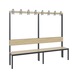 C+P Wardrobe bench 1-sided, damp room, H1650B1960D407 mm, No. 8062-100|S10004 - Clothes locker (workshop) - 1