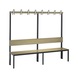 C+P Wardrobe bench 1-sided, damp room, H1650B1960D407 mm, No. 8062-100|S10004 - Clothes locker (workshop) - 2