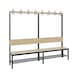 C+P Wardrobe bench 1-sided, damp room, H1650B1960D407 mm, No. 8062-110|S10000 - Clothes locker (workshop) - 2