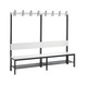 C+P Wardrobe bench 1-sided, damp room, H1650B1960D407 mm, No. 8062-110|S10002 - Clothes locker (workshop) - 1