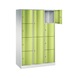 C+P Locker cabinet Resisto, H1950B1148D540 mm No. 8070-3723|S10017 - Clothes locker (workshop) - 2