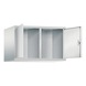 C+P Classic top-mounted wardrobe, H500B810D500 mm No. 8092-22|S10001 - Clothes locker (workshop) - 2