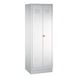 C+P Locker Classic, 2 compartments, H1800B610D500 mm, light gray No. 8120-00|S10000 - Clothes locker (workshop) - 1