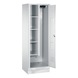 C+P Locker Classic, 2 compartments, H1800B610D500 mm, light gray No. 8120-00|S10000 - Clothes locker (workshop) - 2